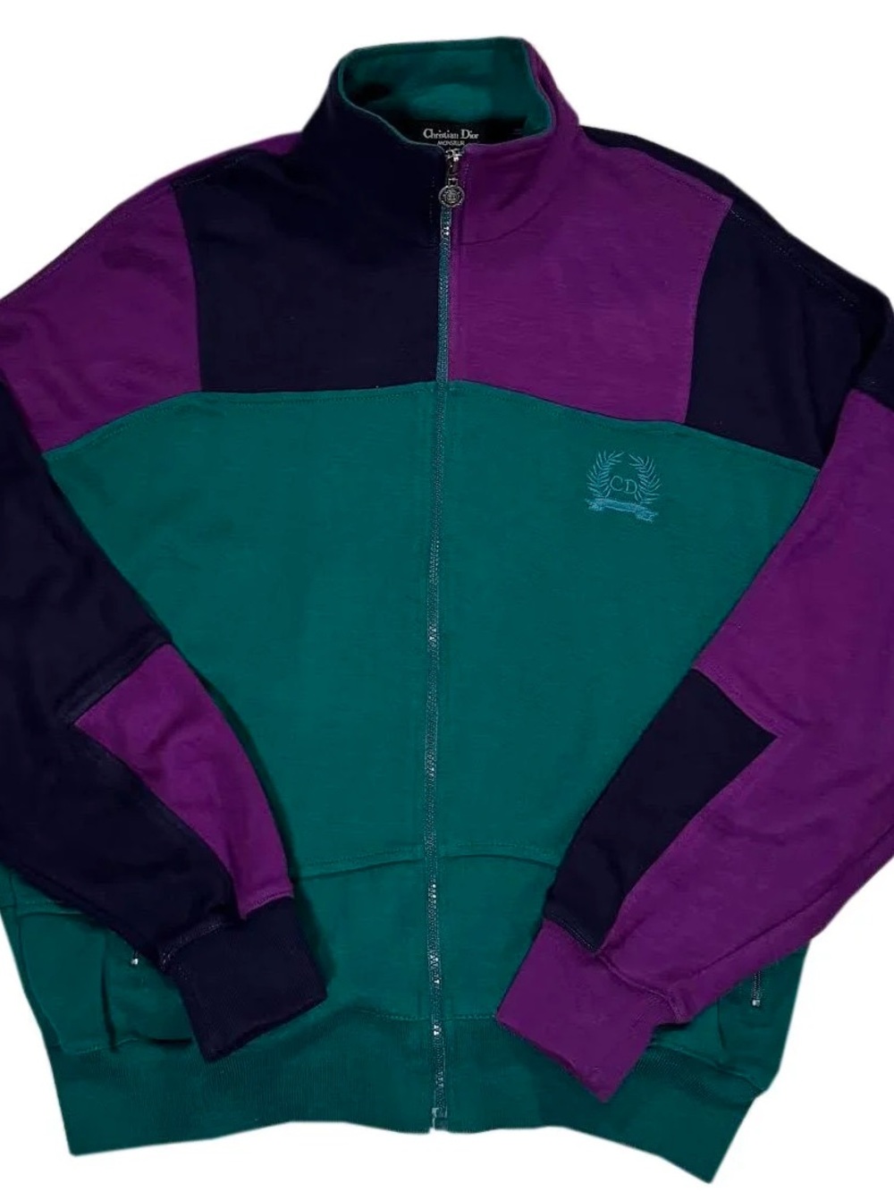 Vintage Christian Dior Colorful Sweatshirt (Size L)